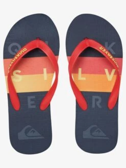 Quiksilver Molokai Word Block - Tongs Pour Garçon -Tenue De Surf aqbl100425 molokaiwordblockyouthp xkrb frt4