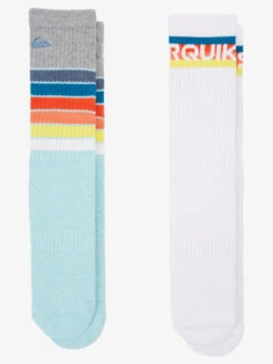 Quiksilver Swell - Chaussettes Mi-mollet [Pack De 2] Pour Homme -Tenue De Surf aqyaa03304 quiksilverp bfg0 bck1