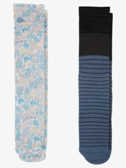 Quiksilver Surfadelica - Pack De 2 Chaussettes Pour Homme -Tenue De Surf aqyaa03374 quiksilverp wdw6 bck1