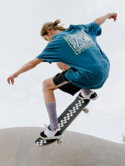 Quiksilver Shred 8" - Skateboard Longboard Pour Unisexe -Tenue De Surf egl22shr80 quiksilverl kvj0 frt3