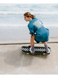 Quiksilver Shred 8" - Skateboard Longboard Pour Unisexe -Tenue De Surf egl22shr80 quiksilverl kvj0 frt5