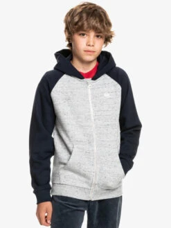 Quiksilver Easy Day - Sweat à Capuche Zippé Pour Garçon -Tenue De Surf eqbft03705 quiksilverw sjsh frt1