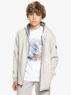 Quiksilver Keller 2022 - Sweat à Capuche Zippé Pour Garçon -Tenue De Surf eqbft03710 quiksilverw sjsh frt2