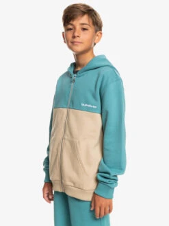 Quiksilver Easy Day - Sweat à Capuche Zippé Pour Garçon 8-16 Ans -Tenue De Surf eqbft03813 quiksilverw blz0 frt2