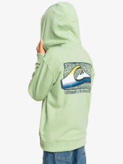Quiksilver Retro Fade - Sweat à Capuche Zippé Pour Garçon 8-16 Ans -Tenue De Surf eqbft03821 quiksilverw gcz0 bck2