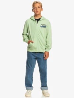 Quiksilver Retro Fade - Sweat à Capuche Zippé Pour Garçon 8-16 Ans -Tenue De Surf eqbft03821 quiksilverw gcz0 frt9