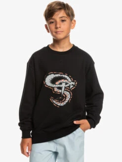 Quiksilver Snackey Gardian - Sweat Pour Garçon 8-16 Ans -Tenue De Surf eqbft03822 quiksilverw kvj0 frt1