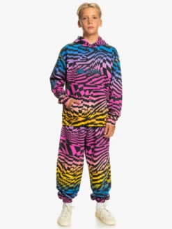 Quiksilver Radical Times - Sweat à Capuche Oversize Pour Garçon 8-16 Ans -Tenue De Surf eqbft03824 quiksilverw mmy6 frt9