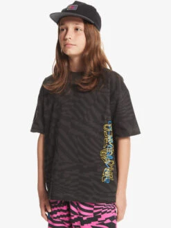 Quiksilver Radical Times - T-shirt Pour Garçon 8-16 Ans -Tenue De Surf eqbkt03326 quiksilverw kvj6 frt1