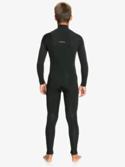 Quiksilver 4/3mm Everyday Sessions - Combinaison Chest Zip Pour Garçon -Tenue De Surf eqbw103067 quiksilverw kvd0 bck1