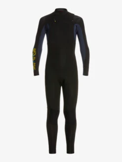 Quiksilver 4/3mm Everyday Sessions - Combinaison De Surf Back Zip Pour Garçon 8-16 Ans