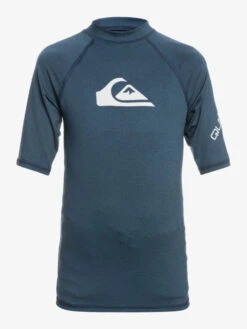 Quiksilver All Time - Lycra Manches Courtes UPF 50 Pour Garçon 8-16 Ans -Tenue De Surf eqbwr03212 quiksilverv byjh frt1