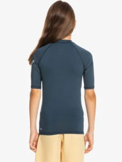 Quiksilver All Time - Lycra Manches Courtes UPF 50 Pour Garçon 8-16 Ans -Tenue De Surf eqbwr03212 quiksilverw byjh bck1