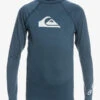 Quiksilver All Time - Lycra Manches Longues UPF 50 Pour Garçon 8-16 Ans