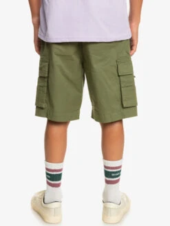 Quiksilver Cargo To Surf - Short Cargo Pour Garçon 8-16 Ans -Tenue De Surf eqbws03354 quiksilverw gph0 bck1
