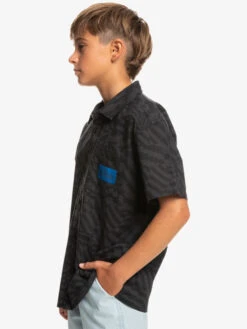 Quiksilver Radical Times - Chemise Manches Courtes Pour Garçon 8-16 Ans -Tenue De Surf eqbwt03374 quiksilverw kvj6 frt2