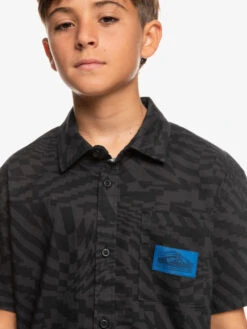 Quiksilver Radical Times - Chemise Manches Courtes Pour Garçon 8-16 Ans -Tenue De Surf eqbwt03374 quiksilverw kvj6 frt3