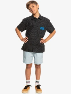 Quiksilver Radical Times - Chemise Manches Courtes Pour Garçon 8-16 Ans -Tenue De Surf eqbwt03374 quiksilverw kvj6 frt9