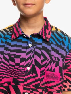 Quiksilver Radical Times - Chemise Manches Courtes Pour Garçon 8-16 Ans -Tenue De Surf eqbwt03374 quiksilverw mmy6 frt3