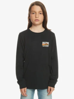 Quiksilver Retro Fade - T-shirt Manches Longues Pour Garçon 8-16 Ans -Tenue De Surf eqbzt04603 quiksilverw kvj0 frt1
