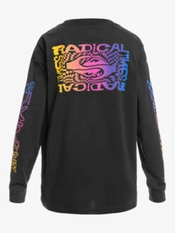 Quiksilver Radical Flag - T-shirt Manches Longues Pour Garçon 8-16 Ans -Tenue De Surf eqbzt04615 quiksilverv kvj0 bck1