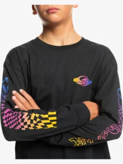 Quiksilver Radical Flag - T-shirt Manches Longues Pour Garçon 8-16 Ans -Tenue De Surf eqbzt04615 quiksilverw kvj0 frt4