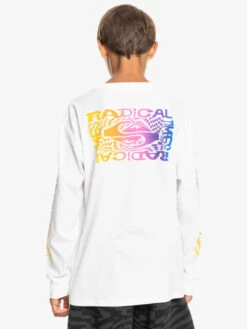 Quiksilver Radical Flag - T-shirt Manches Longues Pour Garçon 8-16 Ans -Tenue De Surf eqbzt04615 quiksilverw wbb0 bck1