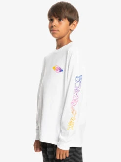 Quiksilver Radical Flag - T-shirt Manches Longues Pour Garçon 8-16 Ans -Tenue De Surf eqbzt04615 quiksilverw wbb0 frt2