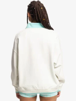 Quiksilver X Stranger Things Lenora 2022 - Sweat à Demi-zip Pour Femme -Tenue De Surf eqwft03161 quiksilverw wbk0 bck1