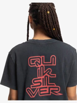 Quiksilver X Stranger Things Upside Down 2022 - Robe T-shirt Pour Femme -Tenue De Surf eqwkd03034 quiksilverw kvj0 bck2