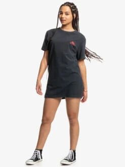 Quiksilver X Stranger Things Upside Down 2022 - Robe T-shirt Pour Femme -Tenue De Surf eqwkd03034 quiksilverw kvj0 frt9