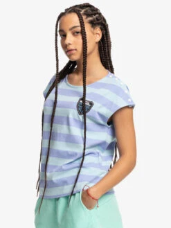 Quiksilver X Stranger Things Lenora 2022 - T-shirt Pour Femme -Tenue De Surf eqwkt03186 quiksilverw pjl3 frt2