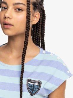 Quiksilver X Stranger Things Lenora 2022 - T-shirt Pour Femme -Tenue De Surf eqwkt03186 quiksilverw pjl3 frt3