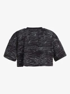 Quiksilver X Stranger Things Upside Down 2022 - T-shirt Cropped Pour Femme -Tenue De Surf eqwkt03187 quiksilverv kzm6 bck1