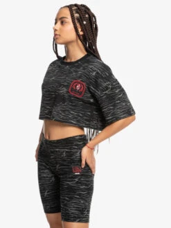 Quiksilver X Stranger Things Upside Down 2022 - Cycliste Pour Femme -Tenue De Surf eqwns03080 quiksilverw kvj6 frt2
