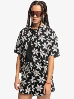 Quiksilver X Stranger Things Upside Down - Chemise Pour Femme -Tenue De Surf eqwwt03137 quiksilverw kvj6 frt1