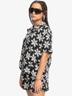 Quiksilver X Stranger Things Upside Down - Chemise Pour Femme -Tenue De Surf eqwwt03137 quiksilverw kvj6 frt2