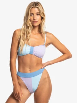 Quiksilver X Stranger Things Lenora 2022 - Bas De Bikini Taille Haute Pour Femme -Tenue De Surf eqwx403119 quiksilverw bfa0 frt1