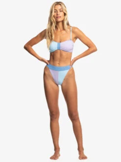 Quiksilver X Stranger Things Lenora 2022 - Bas De Bikini Taille Haute Pour Femme -Tenue De Surf eqwx403119 quiksilverw bfa0 frt9
