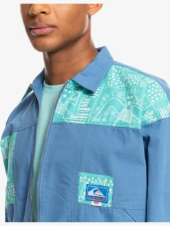 Quiksilver X Stranger Things The Hawkins 2022 - Veste Vintage Pour Homme -Tenue De Surf eqyjk03936 quiksilverw blc0 frt6