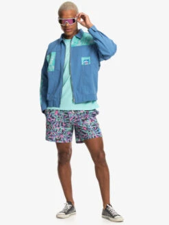 Quiksilver X Stranger Things The Hawkins 2022 - Veste Vintage Pour Homme -Tenue De Surf eqyjk03936 quiksilverw blc0 frt8