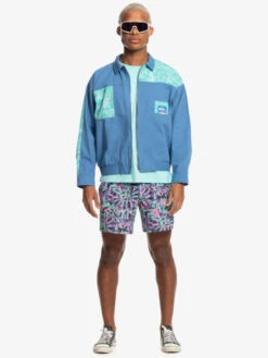 Quiksilver X Stranger Things The Hawkins 2022 - Veste Vintage Pour Homme -Tenue De Surf eqyjk03936 quiksilverw blc0 frt9