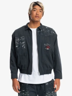 Quiksilver X Stranger Things Upside Down 2022 - Veste Vintage Pour Homme