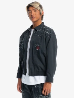 Quiksilver X Stranger Things Upside Down 2022 - Veste Vintage Pour Homme -Tenue De Surf eqyjk03937 quiksilverw kvj0 frt3