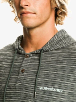 Quiksilver Kentin - T-shirt Manches Longues à Capuche Pour Homme -Tenue De Surf eqykt04282 quiksilverw bsl3 frt3