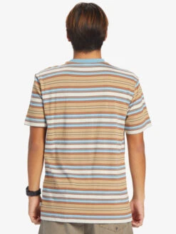 Quiksilver Geller Stripe - T-shirt Pour Homme -Tenue De Surf eqykt04286 quiksilverw thy3 bck1