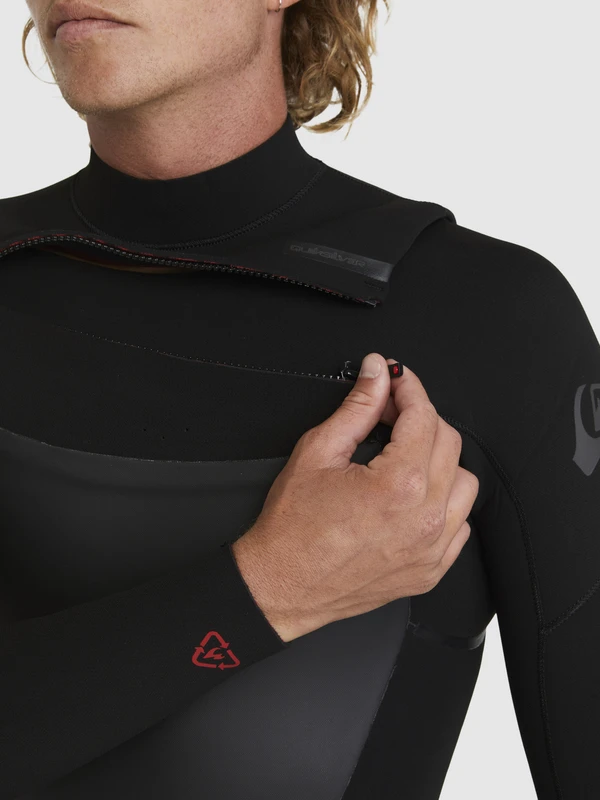 Quiksilver 4/3mm Marathon Sessions - Combinaison De Surf Zip Poitrine Pour Homme 6 Quiksilver 4/3mm Marathon Sessions - Combinaison De Surf Zip Poitrine Pour Homme – Image 6