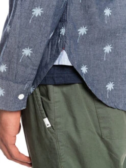 Quiksilver Palms Emea 2022 - Chemise Manches Longues Pour Homme -Tenue De Surf eqywt04422 quiksilverw byj6 frt4