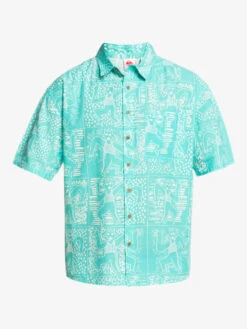 Quiksilver X Stranger Things Tribal Shirt 2022 - Chemise à Manches Courtes Pour Homme -Tenue De Surf eqywt04451 quiksilverv bfk6 frt1