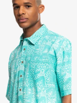 Quiksilver X Stranger Things Tribal Shirt 2022 - Chemise à Manches Courtes Pour Homme -Tenue De Surf eqywt04451 quiksilverw bfk6 frt3